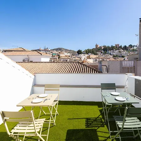 H2Granada en Centro Terraza-solarium&Parking-2